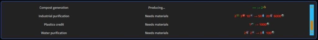 A partial list of planet recipes